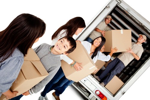 Commercial moving team planning an office relocation in Tottenham