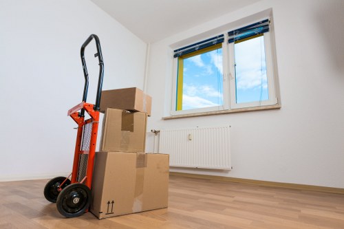 Team coordinating a Tottenham office move with furniture and IT equipment