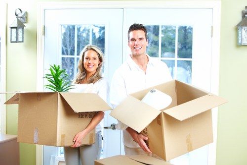 Careful loading for home removals in Tottenham