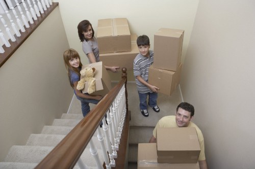 Safe loading of household items during a Tottenham relocation